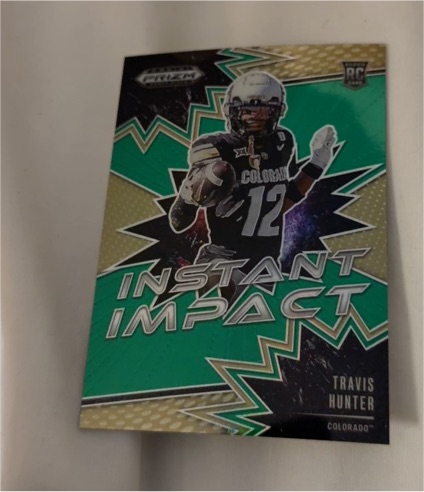 2025 Panini Prizm Draft Picks Instant Impact #II-THR Travis Hunter — front