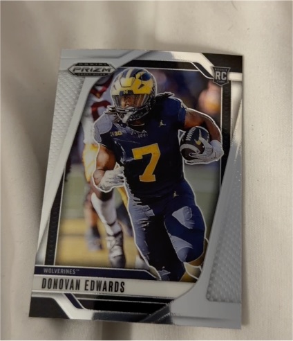 2025 Panini Prizm Draft Picks #65 Donovan Edwards — front