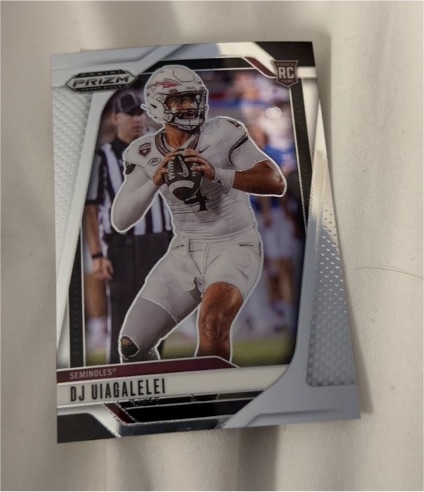 2025 Panini Prizm Draft Picks #34 DJ Uiagalelei — front