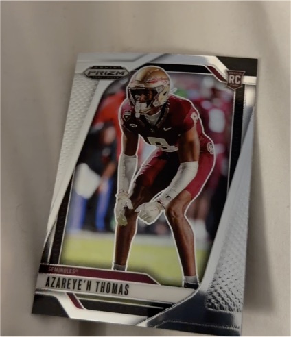 2025 Panini Prizm Draft Picks #7 Azareye'h Thomas — front