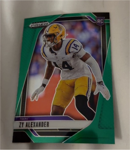2025 Panini Prizm Draft Picks #51 Zy Alexander — front
