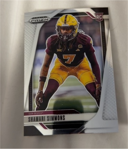 2025 Panini Prizm Draft Picks #11 Shamari Simmons — front