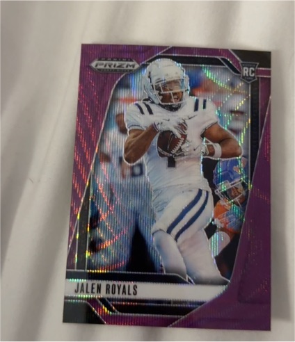 2025 Panini Prizm Draft Picks #139 Jalen Royals — front
