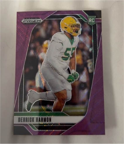 2025 Panini Prizm Draft Picks #96 Derrick Harmon — front