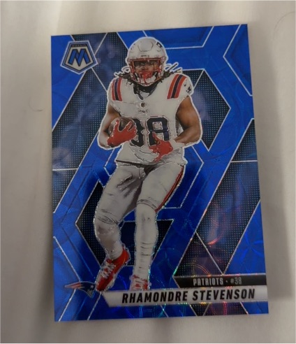 2025 Panini Mosaic #196 Rhamondre Stevenson — front