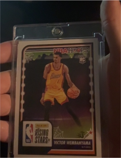 2023-24 Panini NBA Hoops Haunted Hoops Rising Stars #282 Victor Wembanyama — front