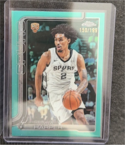 2025-26 Topps Chrome #252 Dylan Harper — front