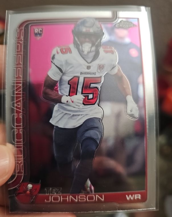 2025 Topps Chrome #342 Tez Johnson — front