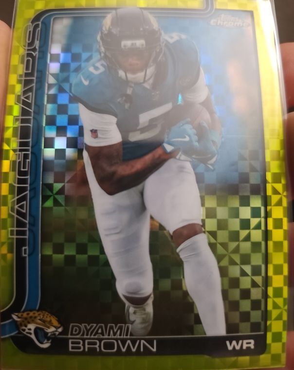 2025 Topps Chrome #136 Dyami Brown — front