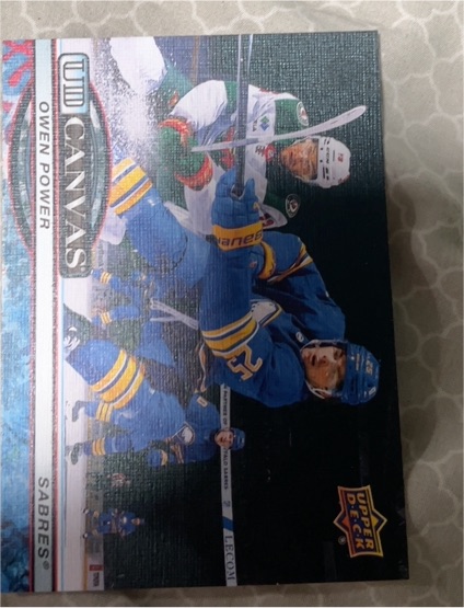 2025-26 Upper Deck Series 1 UD Canvas #C-67 Owen Power — front