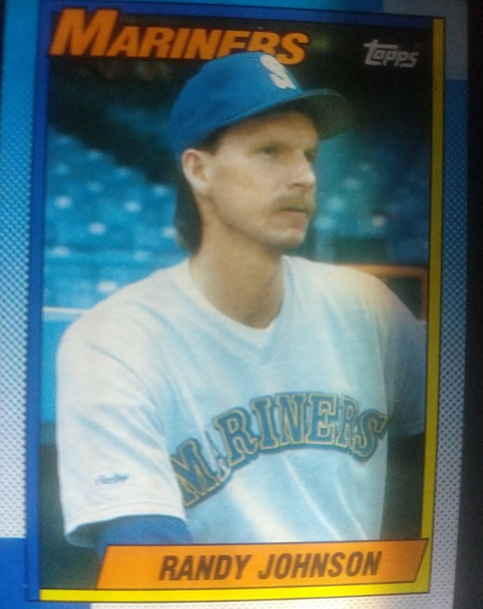 1990 Topps #431 Randy Johnson — front