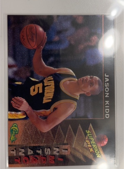 1995 Classic Superior Pix #3 Jason Kidd Instant Impact — front