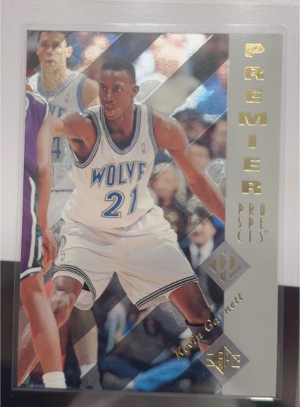 1995-96 Upper Deck SP Premier Prospects #159 Kevin Garnett — front
