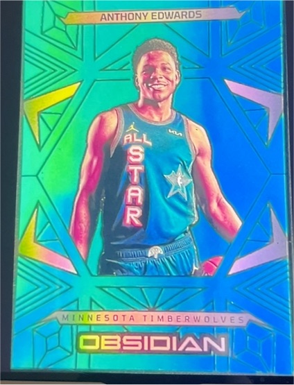 2024-25 Panini Obsidian #196 Anthony Edwards — front