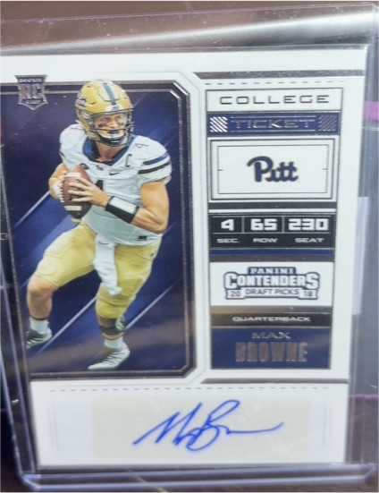 2018 Panini Contenders Draft Picks #206 Max Browne — front