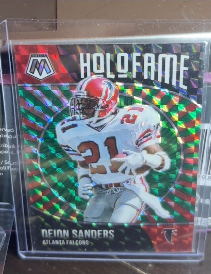2021 Panini Mosaic Holofame #2 Deion Sanders — front