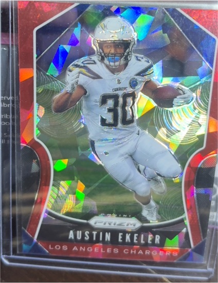 2019 Panini Prizm #222 Austin Ekeler — front