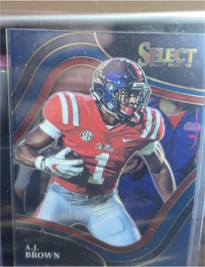 2022 Panini Select Draft Picks Field Level #157 A.J. Brown — front