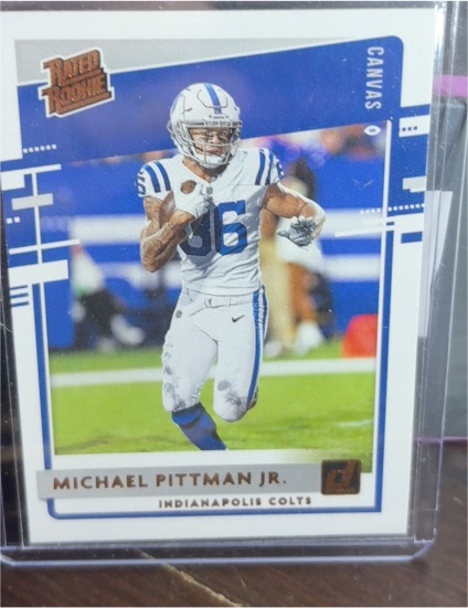 2020 Panini Donruss #322 Michael Pittman Jr. Rated Rookie — front