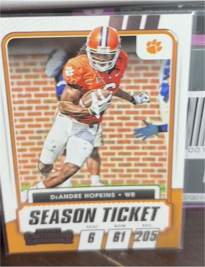 2021 Panini Contenders Draft Picks #33 DeAndre Hopkins — front