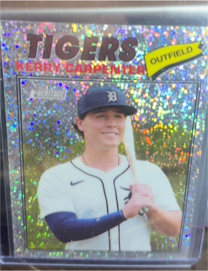 2026 Topps Heritage #343 Kerry Carpenter — front