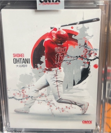 2022 Onyx Authenticated Cherry Blossom Shohei Ohtani — front