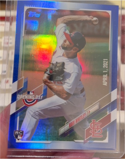 2021 Topps Opening Day #124 Kodi Whitley — front