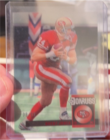2024 Panini Clearly Donruss Clearly Retro 1994 Brent Jones #8 — front