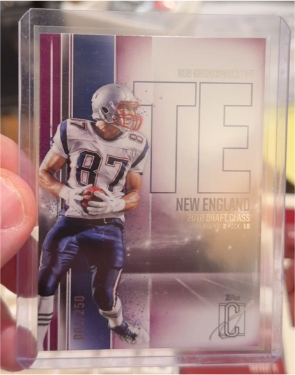 2024 Topps Signature Class #34 Rob Gronkowski — front