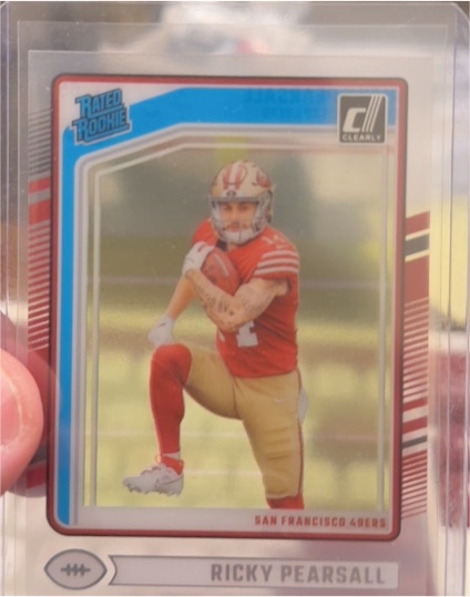 2024 Panini Clearly Donruss Rated Rookie #65 Ricky Pearsall — front