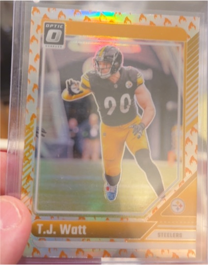 2024 Panini Donruss Optic #169 T.J. Watt — front