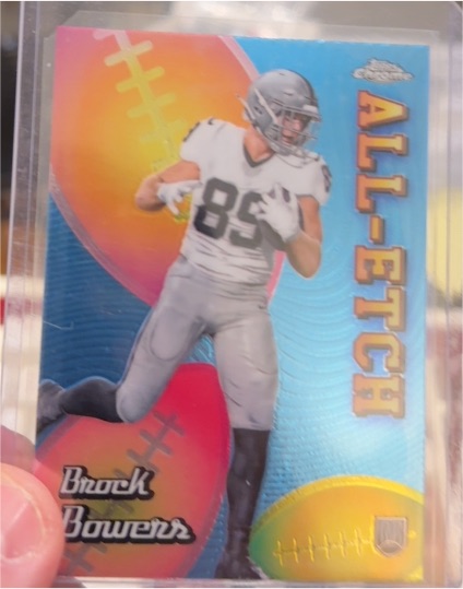 2024 Topps Chrome #CAE-BB Brock Bowers All-Etch Rookie — front
