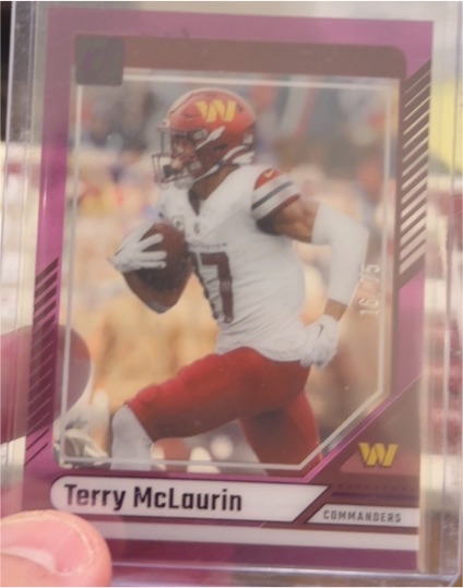 2024 Panini Donruss Clearly #50 Terry McLaurin — front