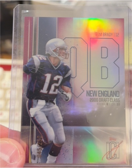 2000 Topps Draft Class #12 Tom Brady — front