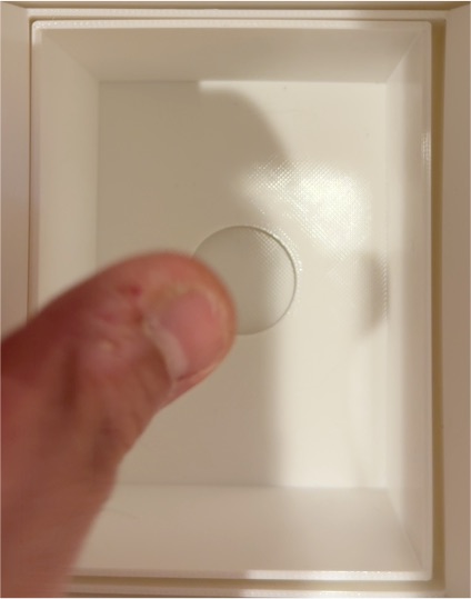 Ply Gem White Vinyl Mounting Block — front