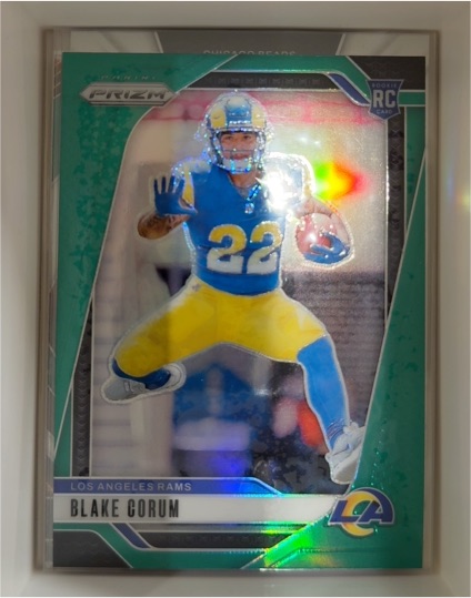 2024 Panini Prizm #308 Blake Corum Green Prizm Rookie — front