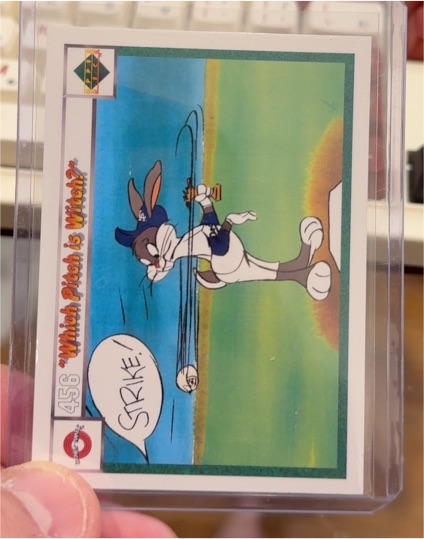 1990 Upper Deck Looney Tunes Comic Ball #456 Bugs Bunny — front