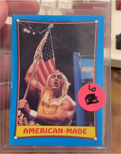1987 Topps WWF #35 Hulk Hogan American-Made — front