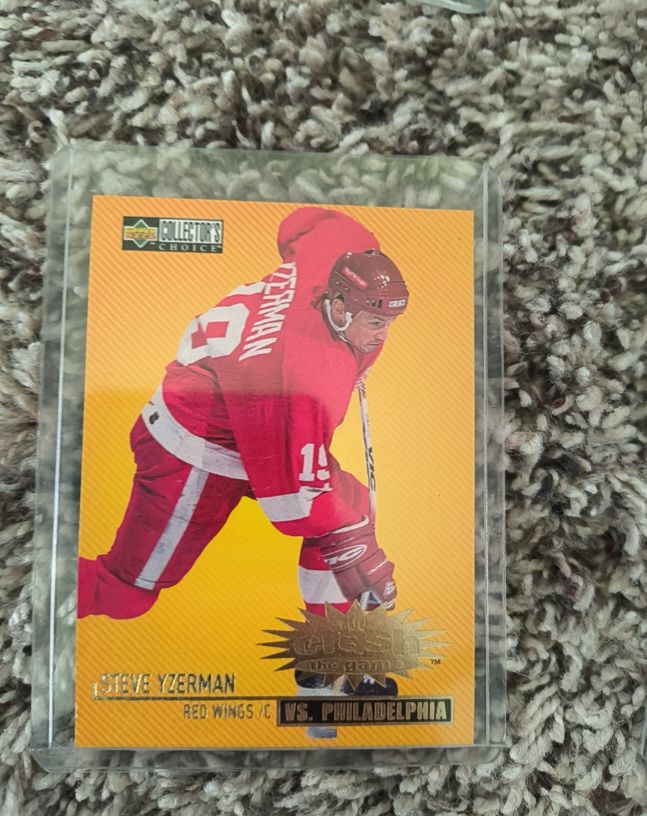 1997 Upper Deck Collector's Choice #C19 Steve Yzerman You Crash the Game vs Philadelphia — front