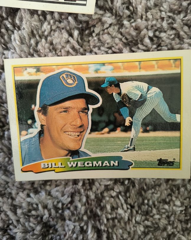 1988 Topps Big #244 Bill Wegman — front