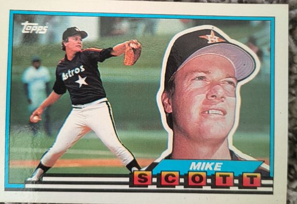 1989 Topps Big #51 Mike Scott — front