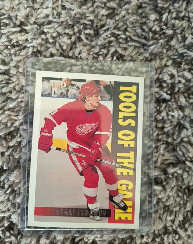 1994-95 Topps Premier #276 Sergei Fedorov Tools of the Game — front