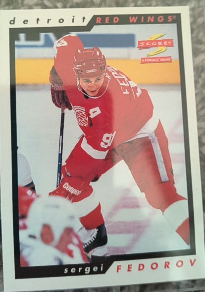 1996-97 Score #77 Sergei Fedorov — front