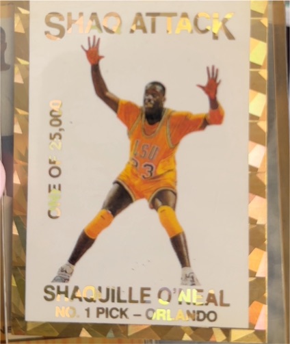 1992 Classic Draft Picks Shaquille O'Neal Shaq Attack Promo #2 — front