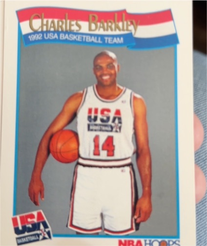 1991 NBA Hoops #575 Charles Barkley USA Basketball Team — front