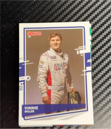 2021 Donruss Racing #103 Vinnie Miller — front