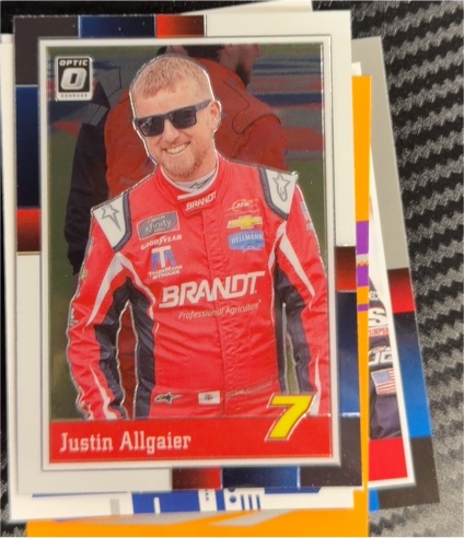 2024 Donruss Optic #123 Justin Allgaier — front