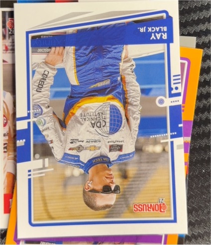 2021 Donruss Racing #98 Ray Black Jr. — front