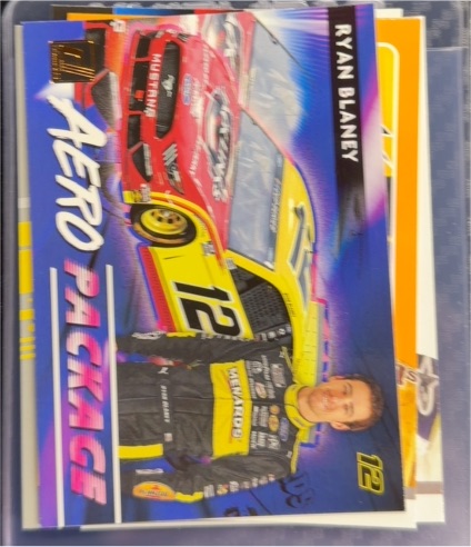2021 Donruss #AERO10 Ryan Blaney Aero Package — front