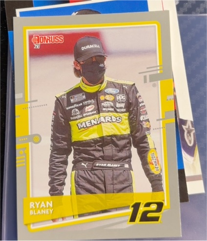 2021 Donruss #12 Ryan Blaney — front